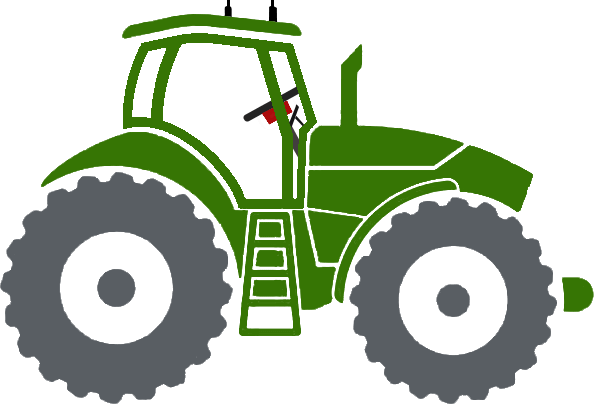 Ilustração de máquinas agrícolas